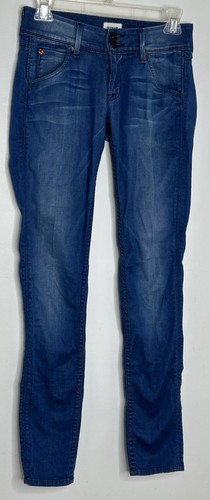 Pantalones de mezclilla Hudson para mujer 25 azules Krista súper ajustados de algodón elástico - Imagen 2 de 10