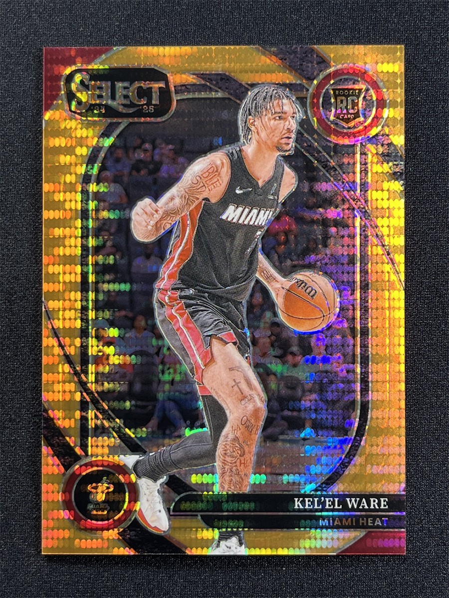2024-25 Panini Select Kel'El Ware #273 Courtside Neon Orange Pulsar RC /18