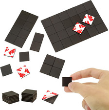 Magnetic Squares with 3M Adhesive Backing(144Pcs Each 3/4" X 3/4"),Self Sticky P