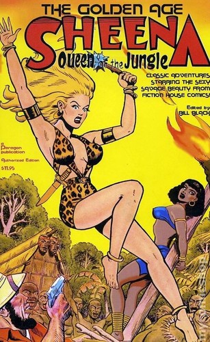 Golden Age Sheena Queen of the Jungle ~ TPB-1ST , sehr guter Zustand 1999