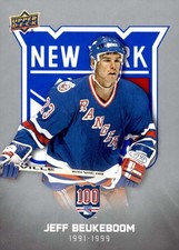 Jeff Beukeboom 2025-26 Upper Deck New York Rangers Centennial #42 NHL  ID:159094