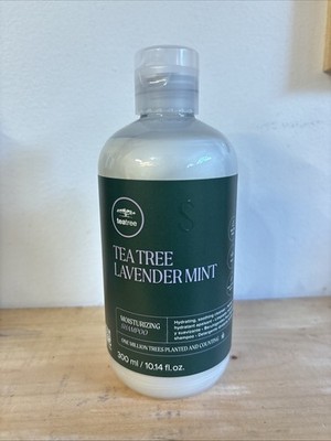 Tea Tree Lavender Mint Moisturizing Shampoo, Hydrates + Soothes, For Coarse +
