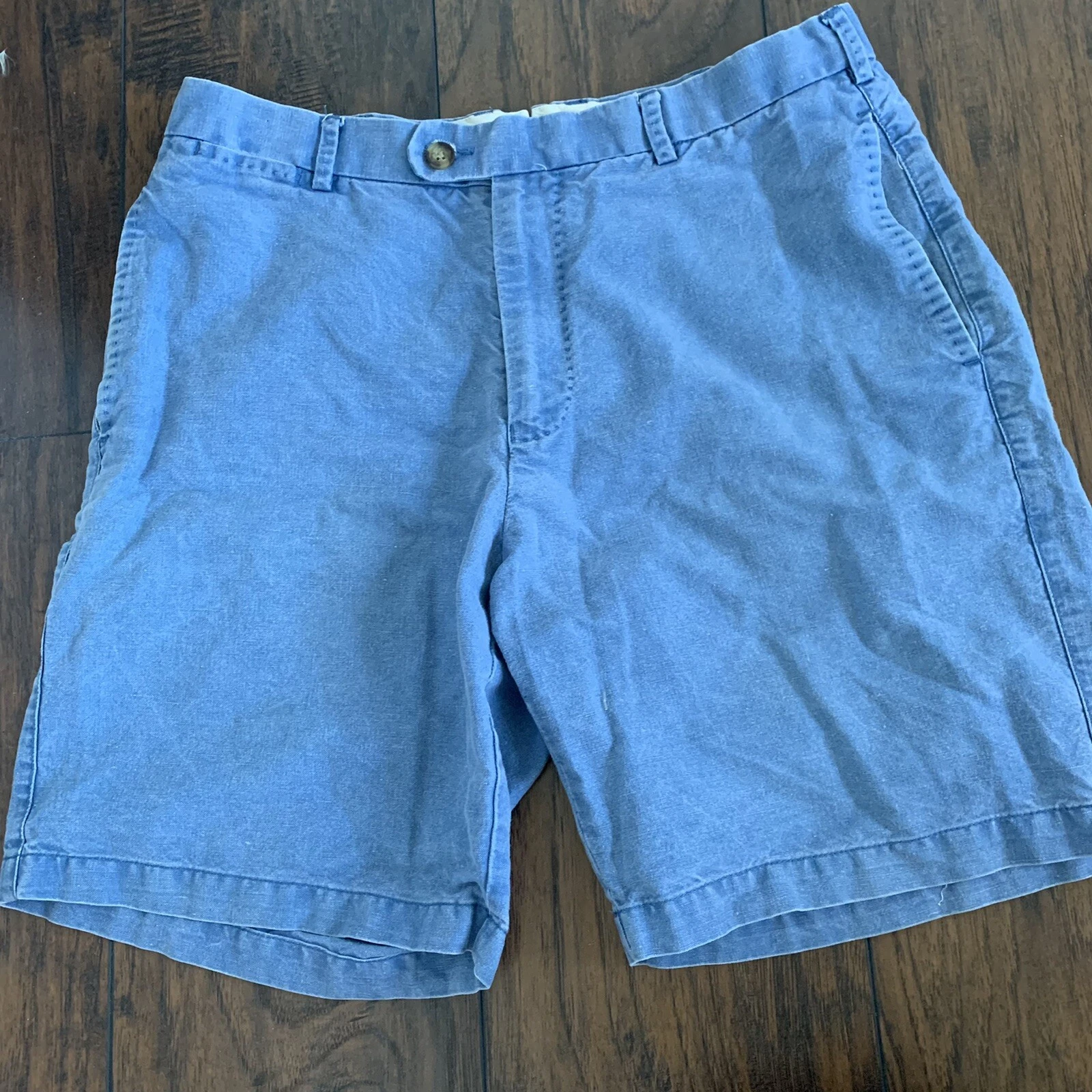 Peter Miller | Linen Cotton Blue Shorts sz 32