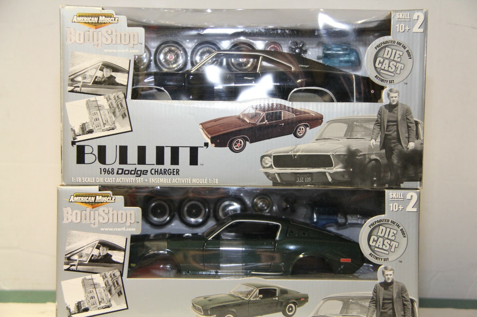 ERTL Collection – 1968 Ford Mustang Bullitt 1/18 – Ertl #36685 (occasion)