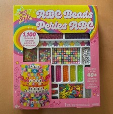 Kids Jewelry Bead Kit ABC Letters 1100+ Charm...