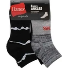 Hanes Originals Men's  Ankle Socks Ultimate shoe size 6-12
