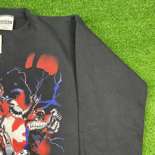 Deadstock Vintage 1994 VR Troopers Sweatshirt 90s Kids XL / Adult Small 18.5x26 - Picture 9 of 23