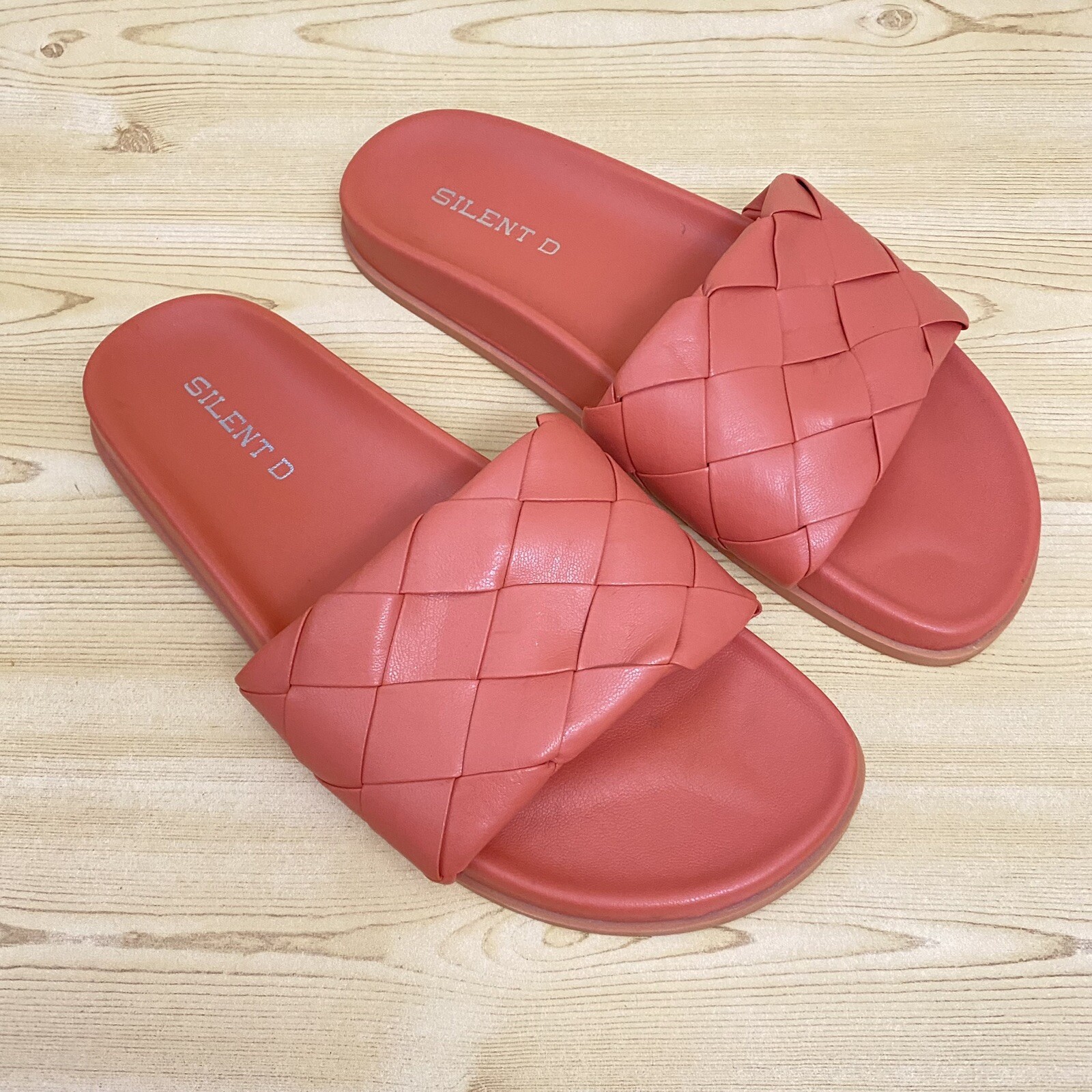Anthropologie Silent D Womens Slides Sandals Size… - image 1
