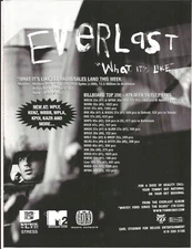 House of Pain EVERLAST Rare VINTAGE What 1998 PROMO TRADE AD Poster 4 Whitey CD