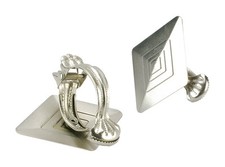 Donauklammer Raffklammer Stoffhalter Zierklammer Motivklammer Rhombus - 4 Farben