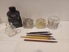 Vintage Ink Wells, Ink Bottles, Ink Pens — photo 9