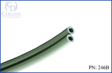 Foot Control Tubing, 2 Hole, Poly Sterling; Box of 100ft - DCI 246B
