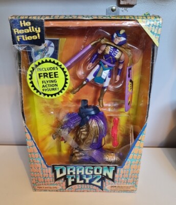 Dragon Flyz Peak Flying Action Figure With Extras (Galoob, 1996