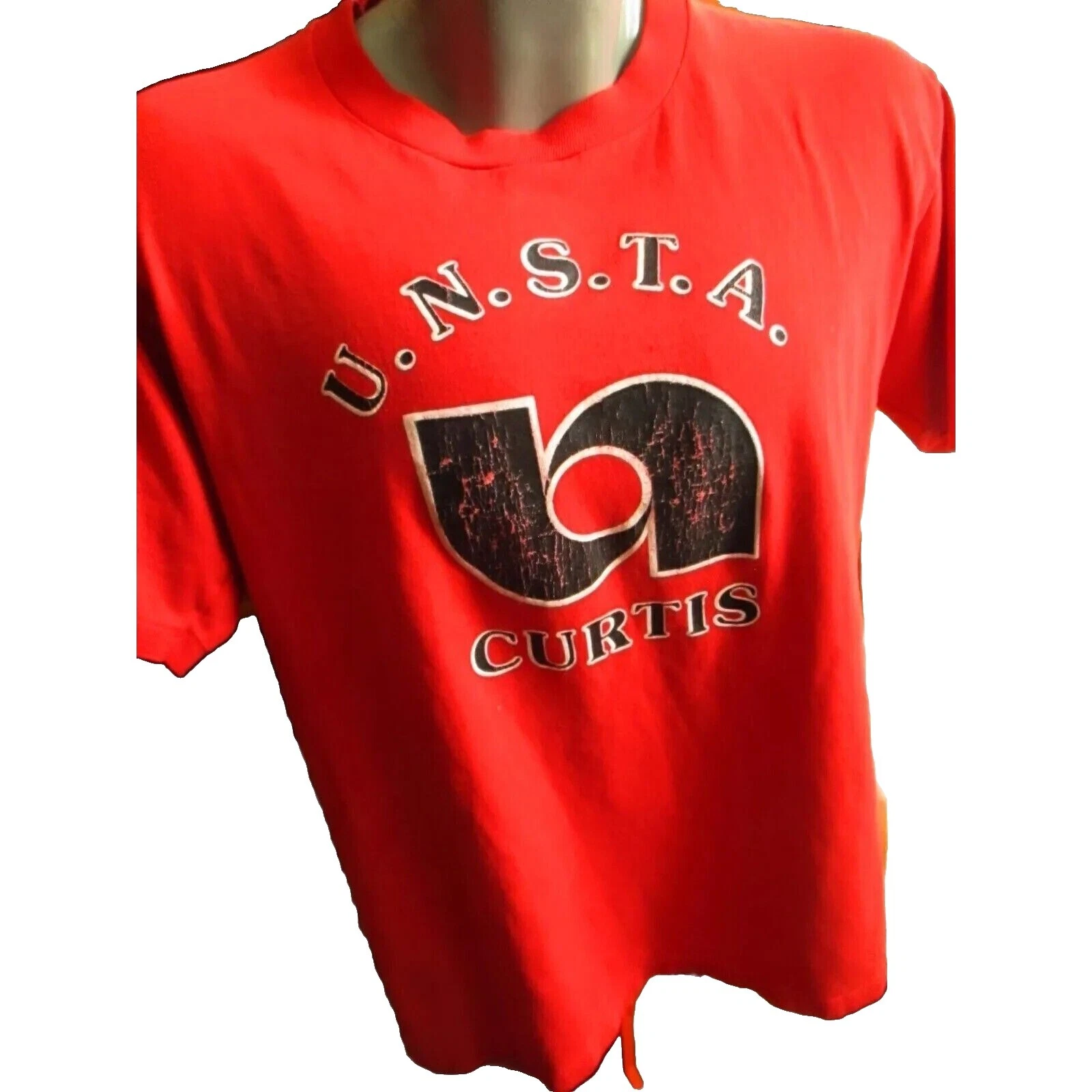 New Wave Hombre Manga Corta Camisetas Vintage para Hombres