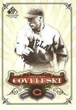 2006 SP LEGENDARY CUTS STAN COVELESKI BASEBALL CARD   #85