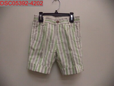 NWT - Boboli Boys Multi Stripe Shorts, Size 4 8434484949104
