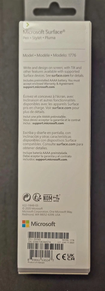 Microsoft Surface Pen Stylet (Model 1776) - Image 2 of 4