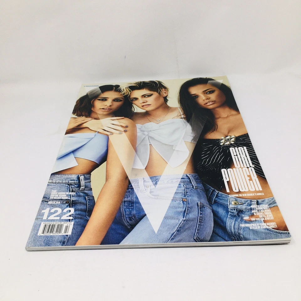 V Magazine 122 Kristen Stewart Naomi Scott Balinska 2019 Winter Charlie's Angels - Image 3 of 4