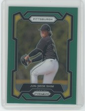 Jun-Seok Shim Green Prizm 2024 Panini Prizm Baseball #290