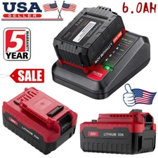 For Porter Cable PCC685L PCC680L PCC692L 6.0Ah 20V Li-ion Battery / Charger