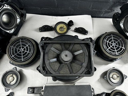 2015 AUDI A6 C7 SALOON BOSE AUDIO SOUND SYSTEM SUBWOOFER SPEAKERS SET - Picture 3 of 8