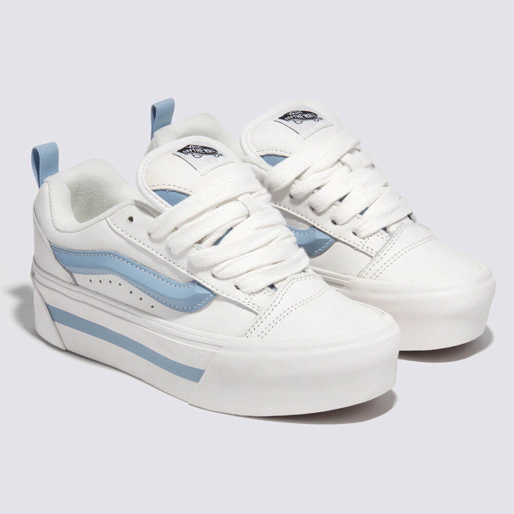 スニーカー Smartenup Knu Stack New Stack New Vans Knu Stack Smarten Up White/Blue Sneakers Low-Top