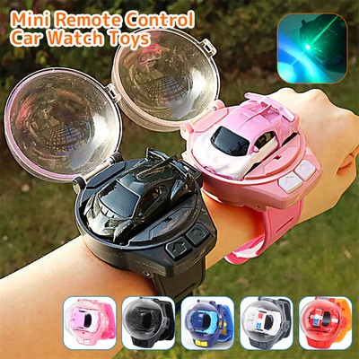 Watch RC Car Toy Mini 2.4GHz Remote Control Car Watch Kids Fun Xmas Gift 2024