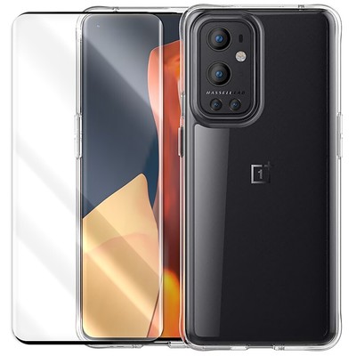 Heavy-Duty Screen Protector Shock Absorbing TPU Case for OnePlus 9 Pro CellPhone