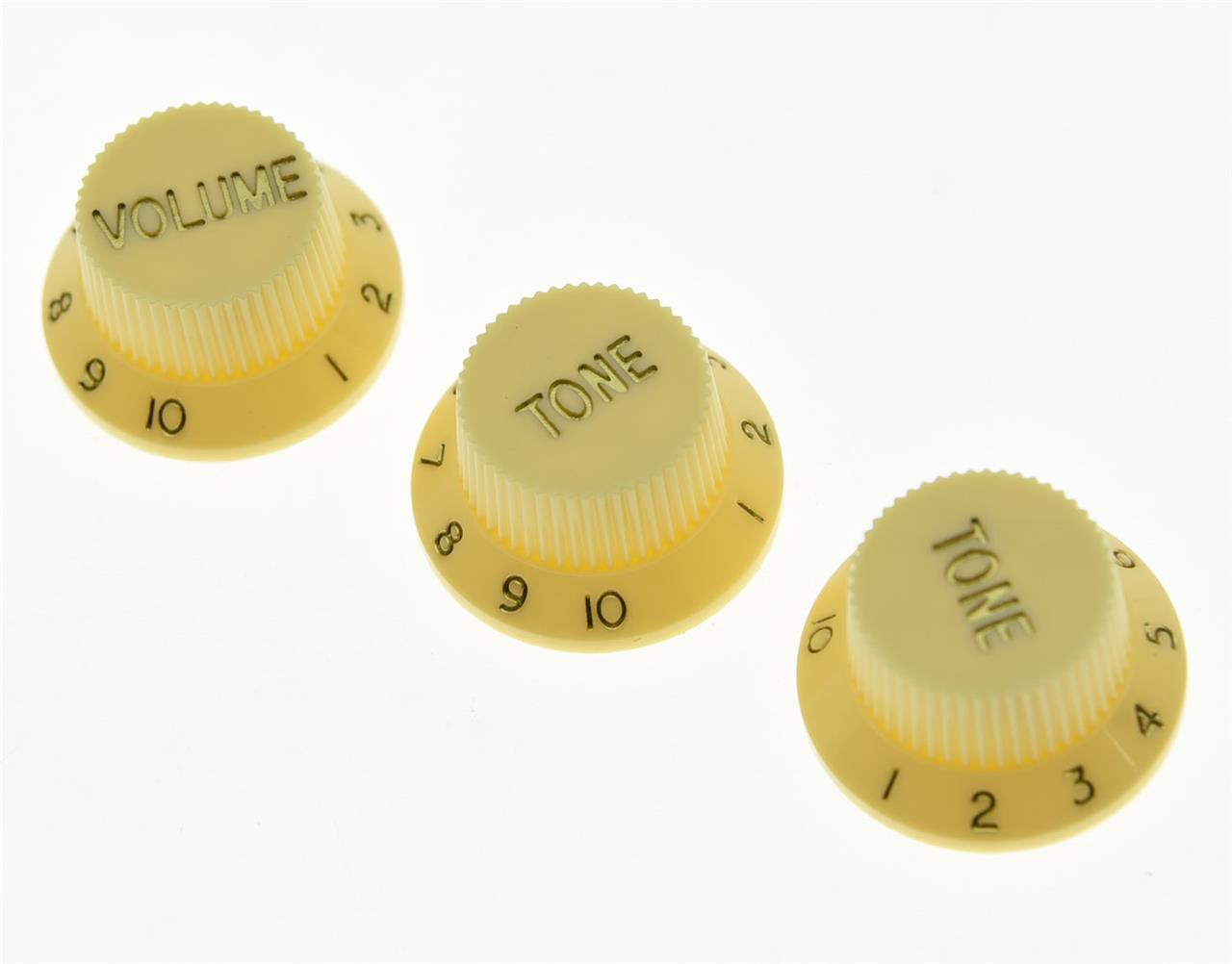 Cream ST Style Guitar Knobs Volume and Tone Knobs Set of 3 for Strat eBay