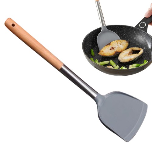 Flexible Silicone Spatula Egg Turner Pancake Flipper Heat Resistant Spatula Turn
