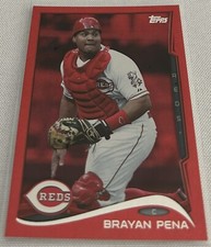 2014 Topps Update Series Baseball Brayan Pena Cincinnati Reds Red #US-248