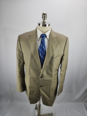 Corneliani Men's Beige Extra Fine Wool Blazer jacket 44L