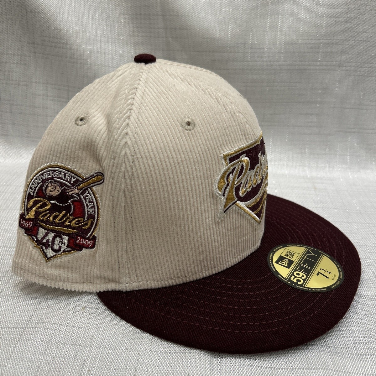 NEW ERA 59FIFTY SAN DIEGO PADRES MLB 40th ANNIVERSARY CORDUROY
