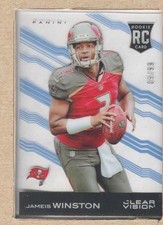 Jameis Winston 101 2015 Panini Clear Vision Blue RC SP 09/99 (NrMt/Mt)