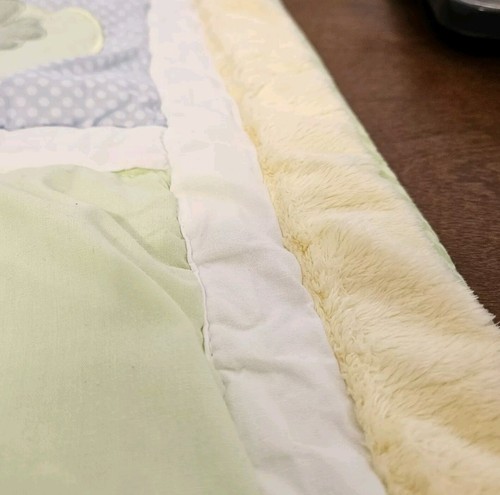 TIDDLIWINKS BABY QUILT FROG-SNAIL-TURTLE TEXTURED LUXURY PLUSH CRIB - Picture 7 of 7