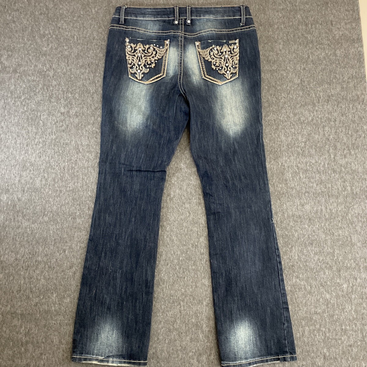 Snidel ORGANICS Boot Cut Denim, Size 1, NVY