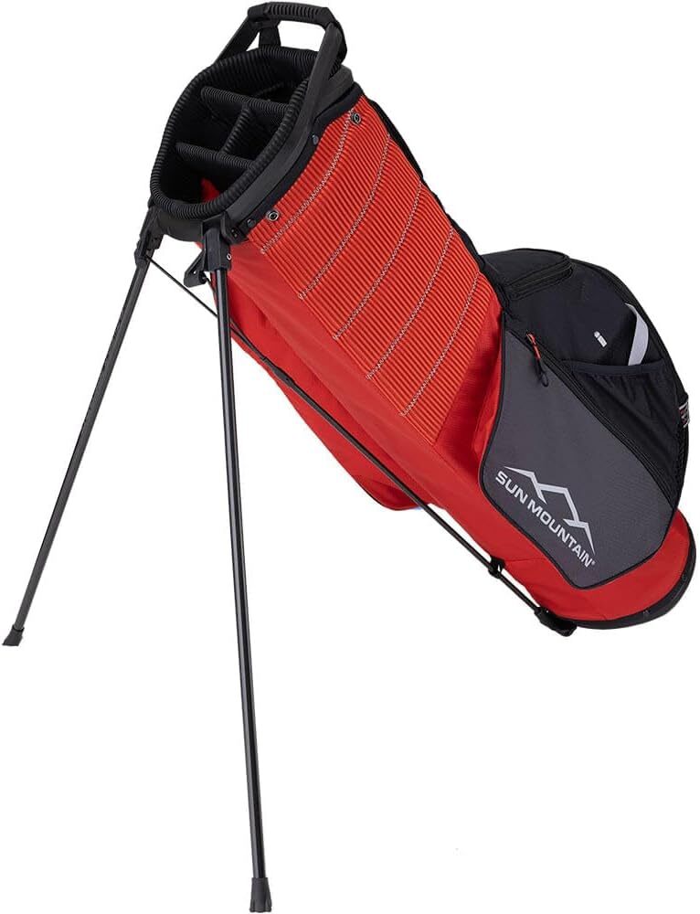 Sun Mountain Golf 2024 3.5 LS Carry Stand Bag - RED / BLACK