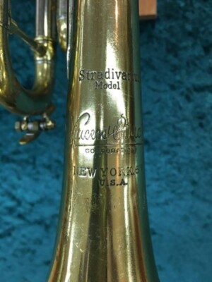 BACH Stradivarius Trumpet VINTAGE NEW YORK 1941 | eBay