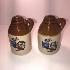 Salt Pepper Shaker Set Virginia State Souvenir Shop Vintage 3 Inches High