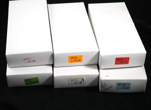 50x RBT Stereo Slide 3D Mounts -select size Realist 5p European 7p Full Frame 8p