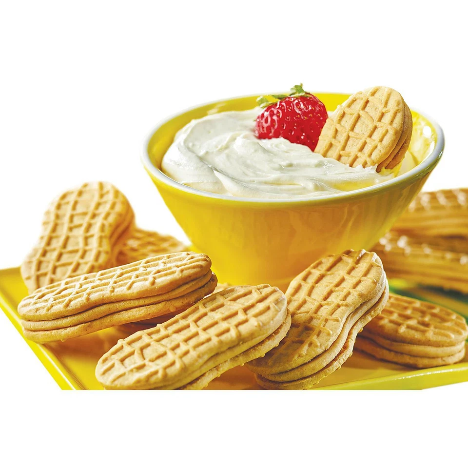 2 paquetes de galletas sándwich mantequilla de maní mantequilla de nuez 24 quilates 45,6 oz cada una, 48 quilates en total Foto 4 de 4