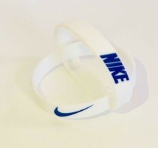 Nike Baller Band Silicone Rubber Bracelet White Blue Elite AF1 L.A. DODGERS