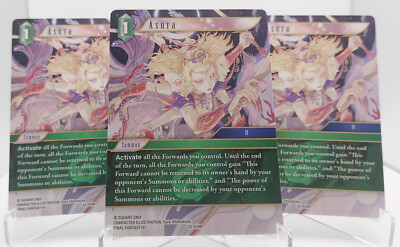 Asura Playset 23-039R x3 - Hidden Trials - Final Fantasy TCG - English
