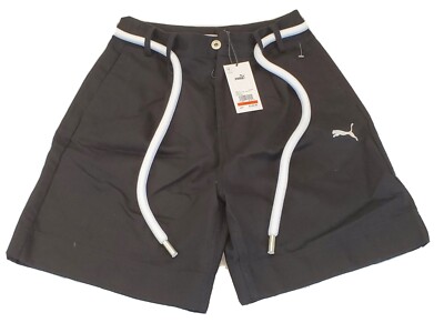 Puma x LIU WEN Women's Shorts Black Size XS White Belt Activewear Gorecore New