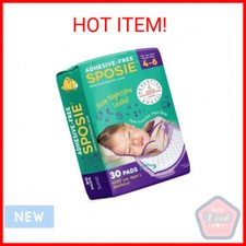 Sposie Diaper Booster Pads, Size 4-6, 30 Count - Hypoallergenic, Dermatologist a