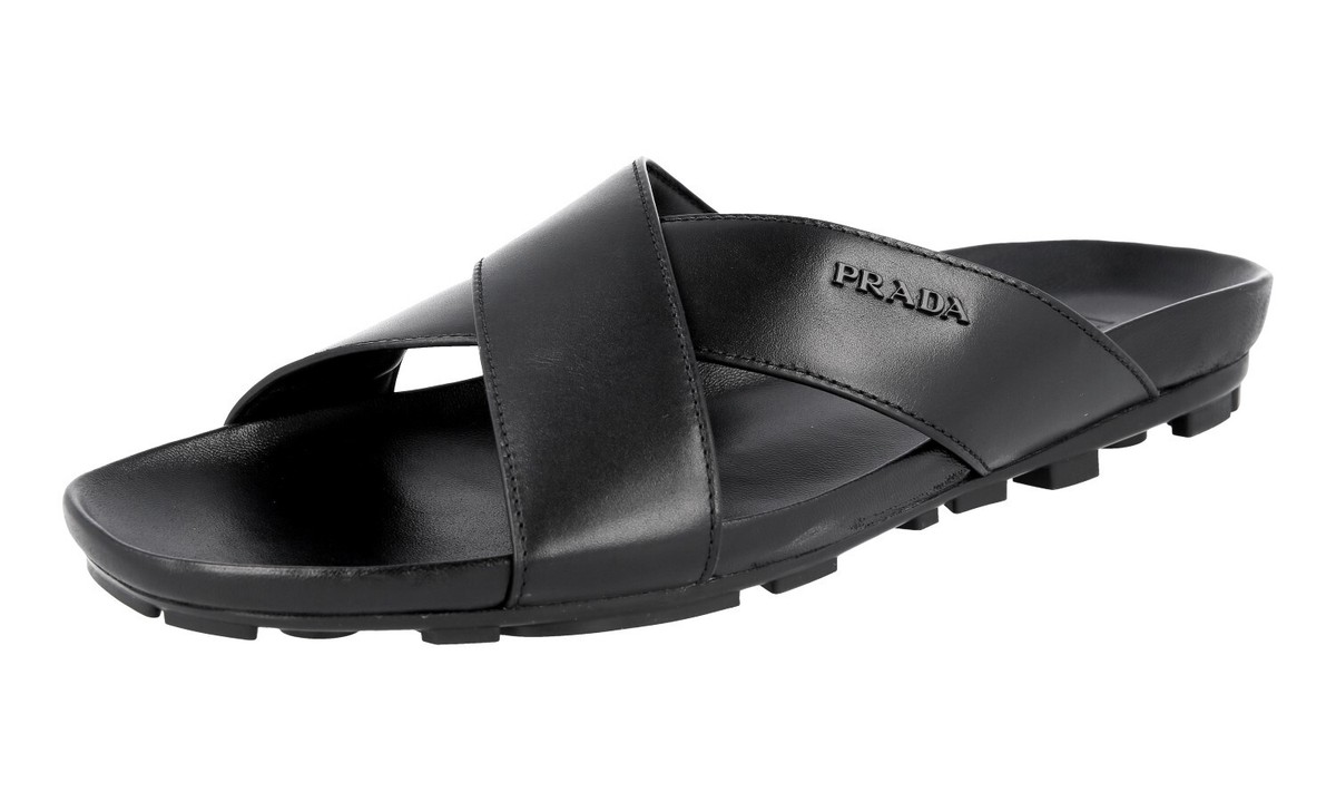 Men’s authentic Prada crisscross sandals NEW. Never worn, without a box. Prada Men main image 4