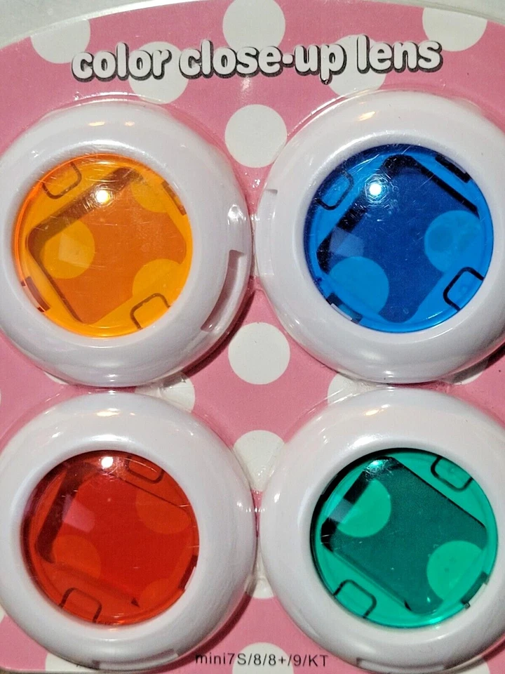 4 Pack Colored Close-Up Lens Filters (NEW) For Fujifilm Instax Mini Camera - Image 3 of 4