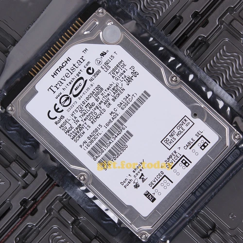 HITACHI 100 GB 7200 RPM IDE PATA 2.5" (HTS721010G9AT00) Internal Hard Drive HDD