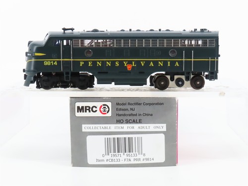 HO Scale MRC CD133 PRR Pennsylvania F7A Diesel Locomotive #9814