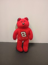 Gold'n Bears Double Sided Bear Plush Stuffed 8" Dale Earnhardt Senior Junior